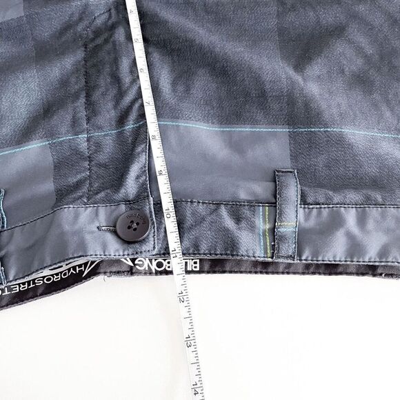 Billabong Men Shorts Platinum Hydro 4-Way Stretch Zip Front Checked Gray Size 31 - Picture 9 of 9